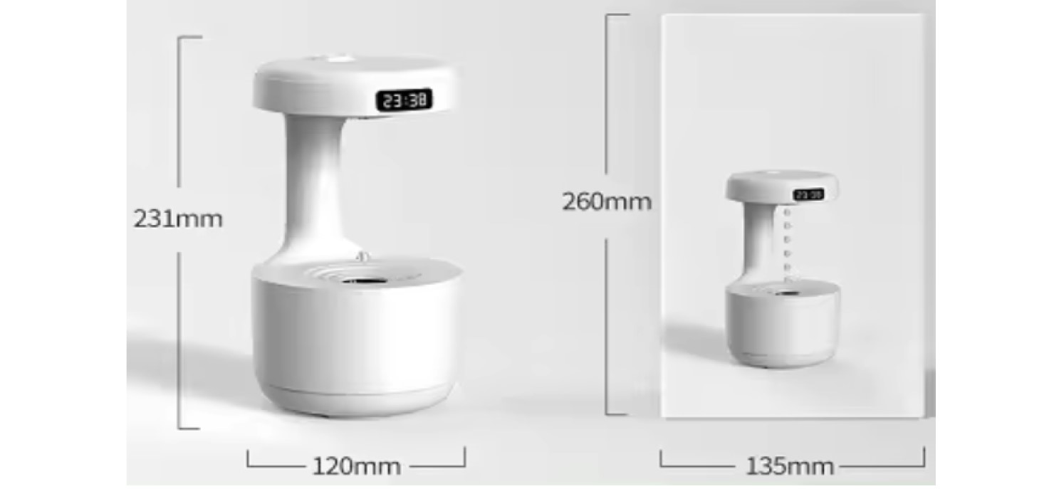 Miniatura 6 de HUMIFICADOR  ULTRASONICO CON RELOJ